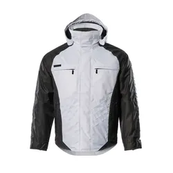 Pilotjacke "FRANKFURT" Unique mehrfarbig - S - weiß/anthrazit