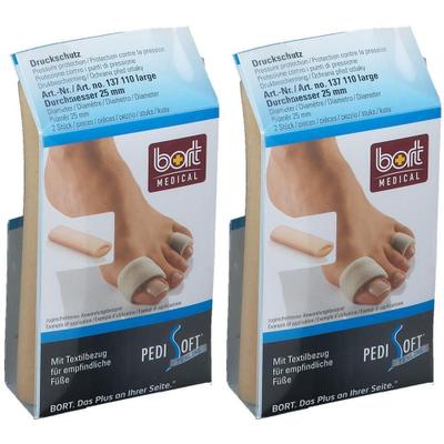 Bort PediSoft TexLine Druckschutz large 2x 2x1 St Bandage(s)