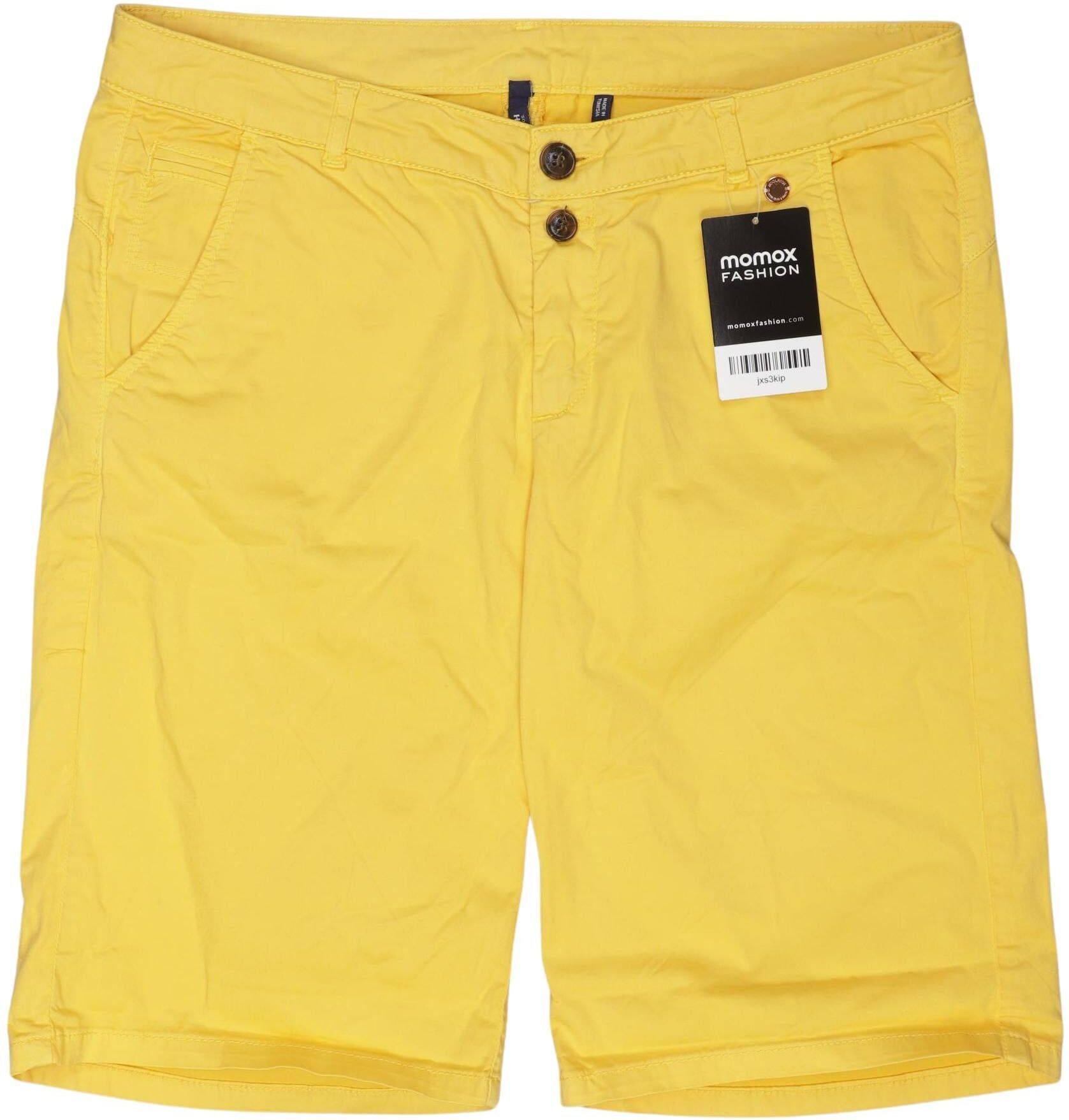 Woolrich Damen Shorts, Gelb, Gr. W31, Baumwolle / Elasthan - Second Hand