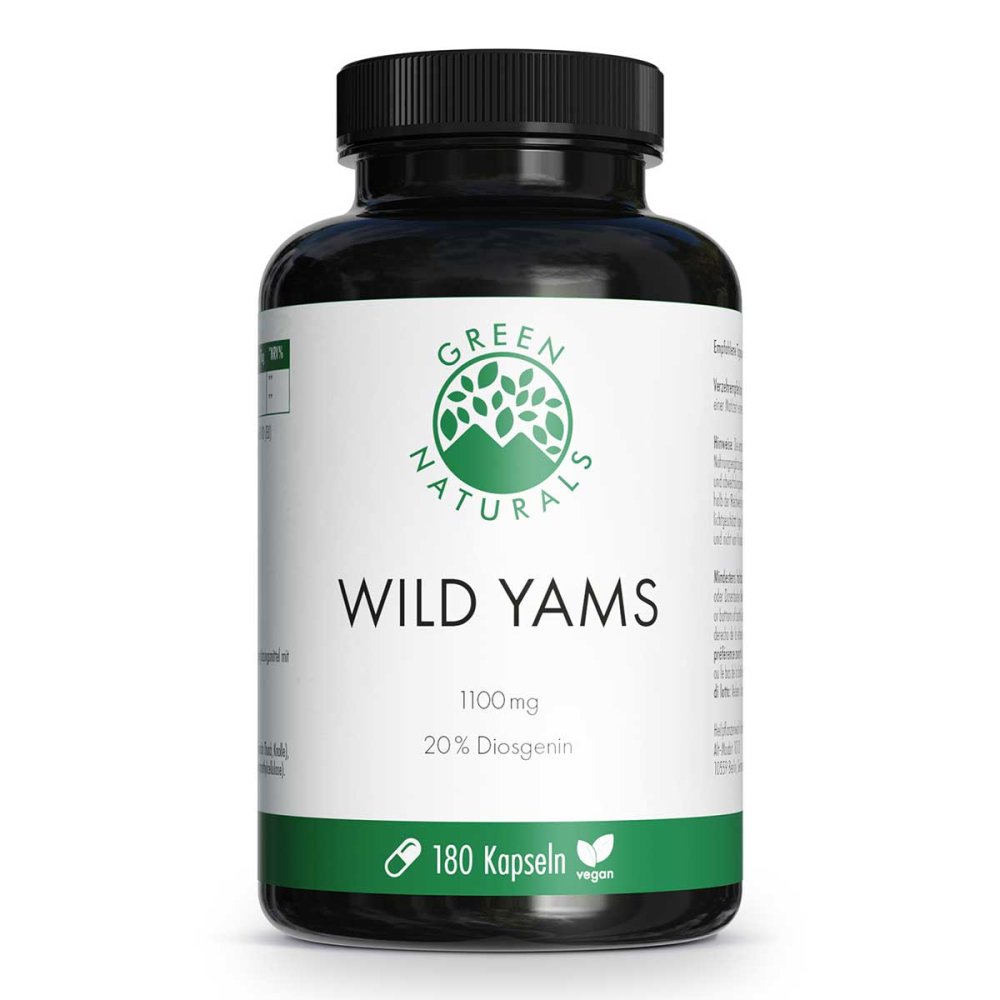 Heilpflanzenwohl GmbH GREEN NATURALS Wild Yam Hochdosiert Kapseln vegan 18386804