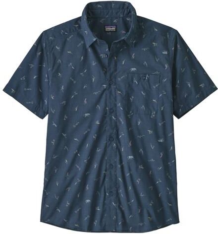 Patagonia Mens Go To Shirt, Surfers / Stone Blue XL