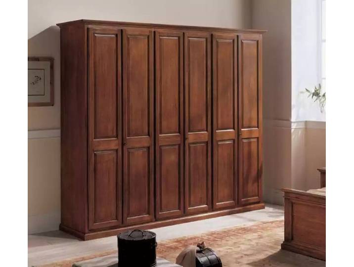 JVmoebel Kleiderschrank Italienischer Kleiderschrank in edler Art Deco Holzoptik (1-St., Kleiderschrank) Made in Europa