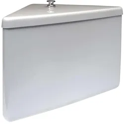 Jomo, Spülkasten, Eck-Tiefhängespülkasten 9 Liter, weiss