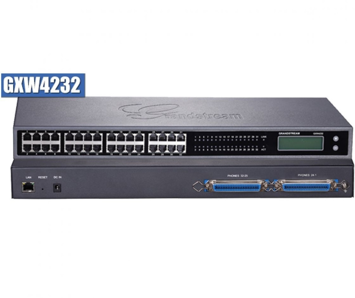 Grandstream GXW4232 FXS analoge VoIP-gateway - VoIP-telefoonadapter