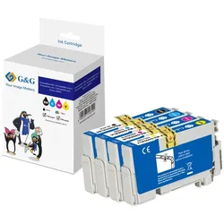 4 G&G XL-Druckerpatronen ersetzen Epson 405XL