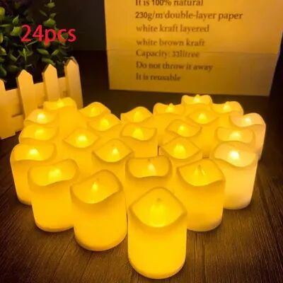 On Spot Shop LED Candle Tea Lights Battery Operated Red Shells Romantic Decoration, Flameless Tea Lights For Weddings, Events LED Candle Tea Lights Battery Operated Red Shells Romantic Decoration, Flameless Tea Lights For Weddings, Events