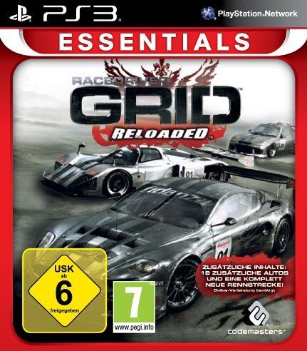 Codemasters - Race Driver Grid Reloaded, Essentials - Preis vom 10.10.2026 11:48:34 h