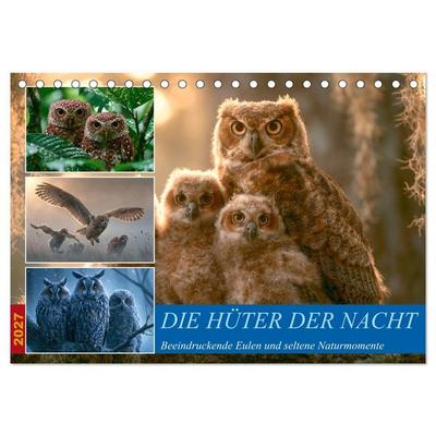 Hüter der Nacht (Tischkalender 2027 DIN A5 quer), CALVENDO Monatskalender