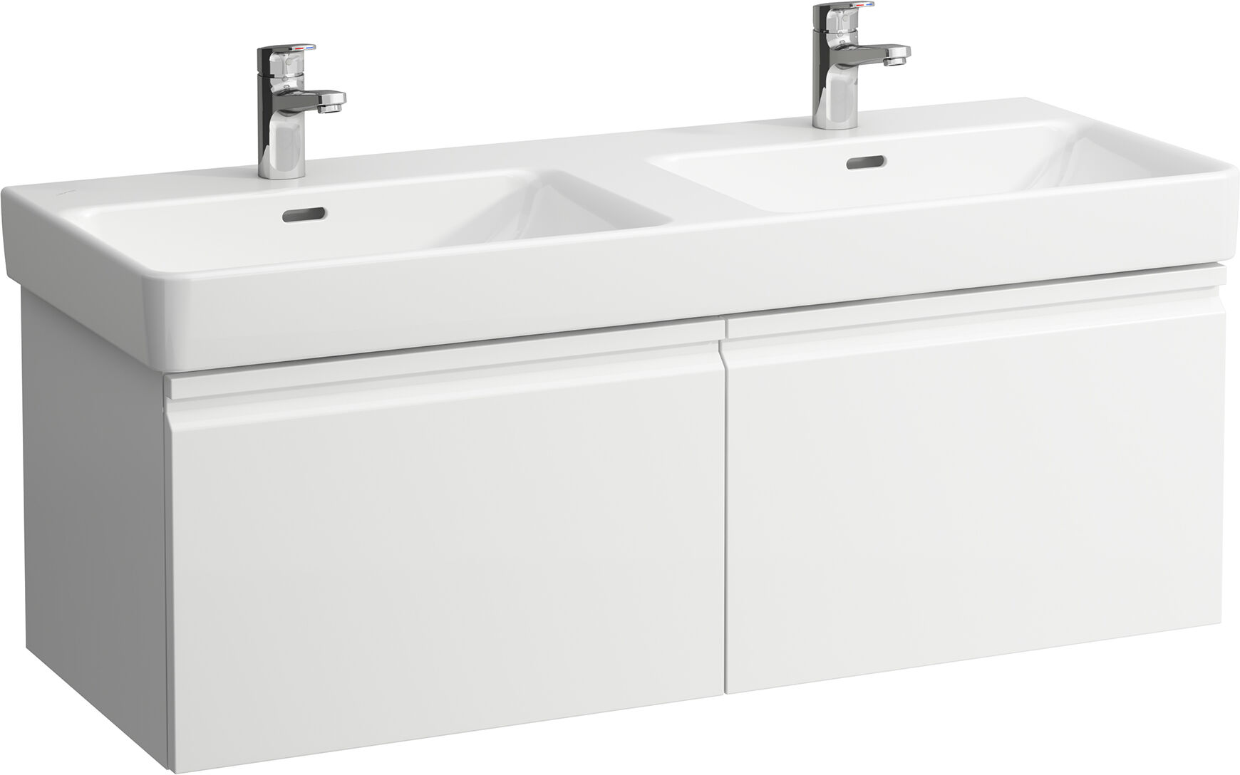 LAUFEN match0 s Pro H4835630964631 H4835630964631 116x45x39,5cm, 2 tiroirs, blanc mat
