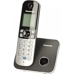 Panasonic KX-TG6811 - DECT-Telefon - Freisprecheinrichtung - 120 Eintragungen - Anrufer-Id, Telefon, Schwarz