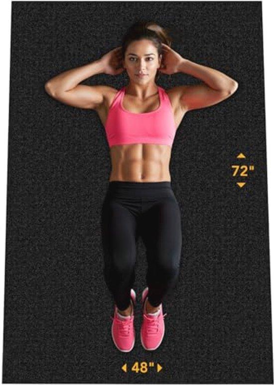 Famanu Fitnessmat Multifunktional - Schwarz, 6 mm dick