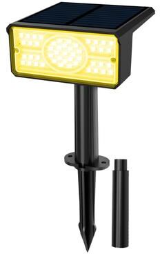 Uplift Picks Solar Landscape Spotlight Lights Illuminate Gardens Walls Yards Patios With Color warm