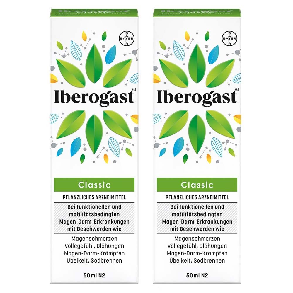 2x Iberogast Classic Flüssigkeit zum Einnehmen 2x50 ml
