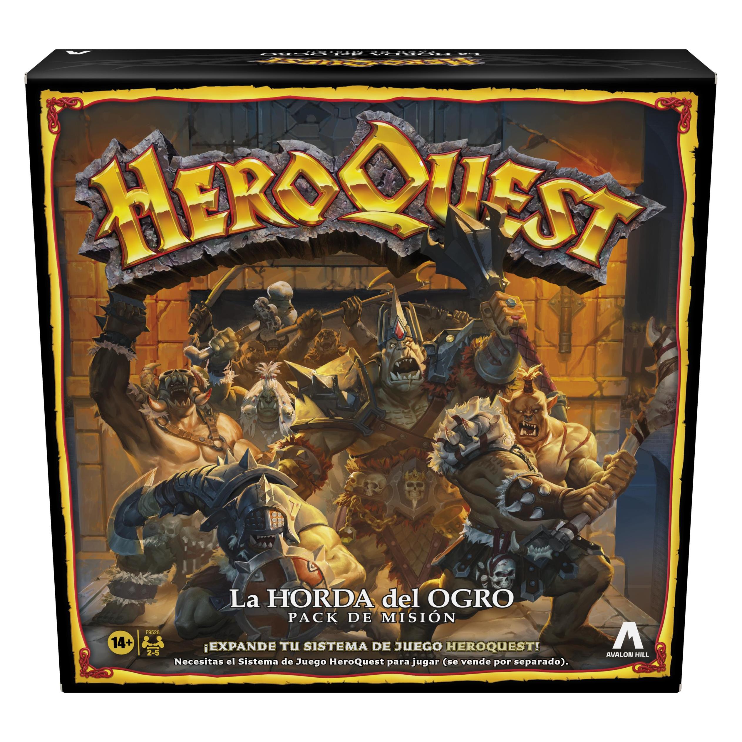 Hasbro Spanisches Brettspiel Heroquest The Ogre Horde Erweiterung (Spanisch, 2 - 5 Spieler) (5010996223210)