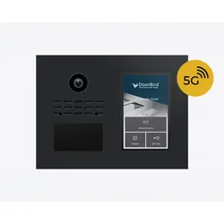 DoorBird D31TDH 5G IP Video Türsprechanlage – Graphitschwarz