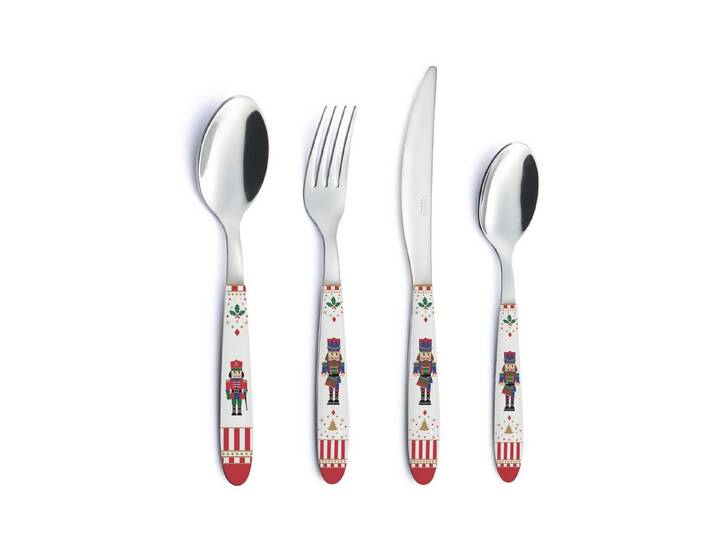 EasyLife Besteck-Set Nutcracker, Stahl, Höhe: cm, Farbe: Mehrfarbig, Motiv: Nussknacker