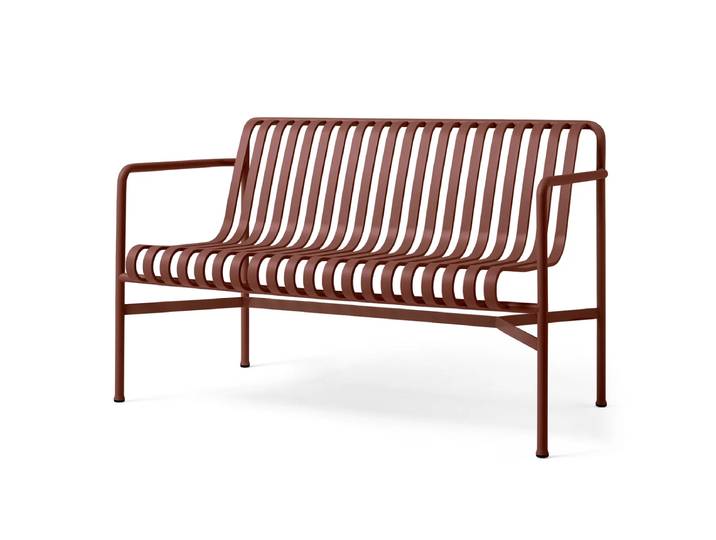 HAY - Palissade Dining Bench, iron red