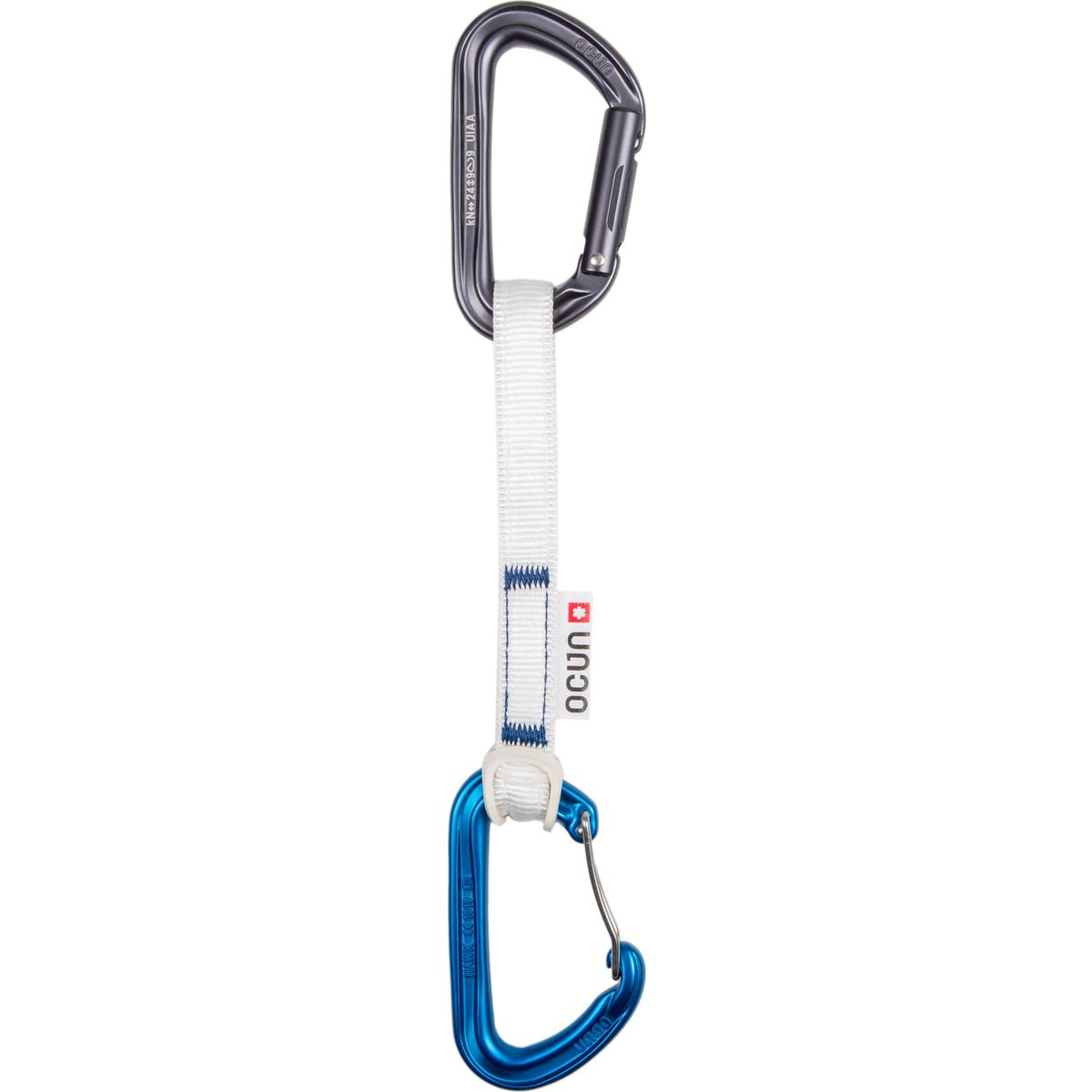 Ocun Hawk QD Combi Bio-dyn-ring 15 mm 15 cm blue 05038