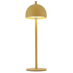 SCHÖNER WOHNEN-Kollektion Akku-Tischleuchte Bellis Alu, Eisen, Stahl & Metall Gelb