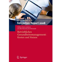 Fehlzeiten-Report 2008, Fachbücher