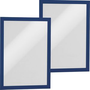 Durable 4872-07 Duraframe Magnetrahmen A4 blau, 2 Stück