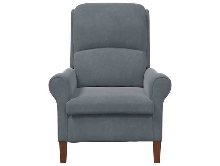 Gris CHAISE/FAUTEUIL - SARAZYJ - 76x94x102cm - fauteuil - gris foncé - 76x94x102cm Velours Hot95342431