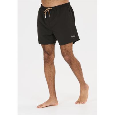 Badeshorts NOU "Veritas", Herren, Gr. XL, US-Größen, schwarz, 100% Polyester, bestickt, Badehosen Badeshorts, aus atmungsaktivem Material