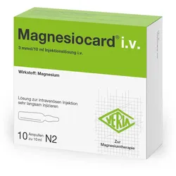 MAGNESIOCARD i.v. Injektionslösung 10X10 ml Injektionslösung