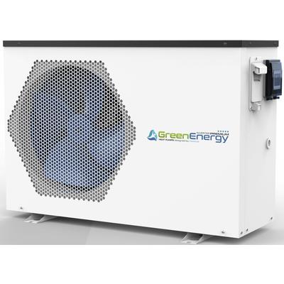 Pool-Wärmepumpe KWAD "Green Energy 5", schwarz-weiß (weiß, schwarz), B:33cm H:66cm L:91cm, Metall, Wärmepumpen