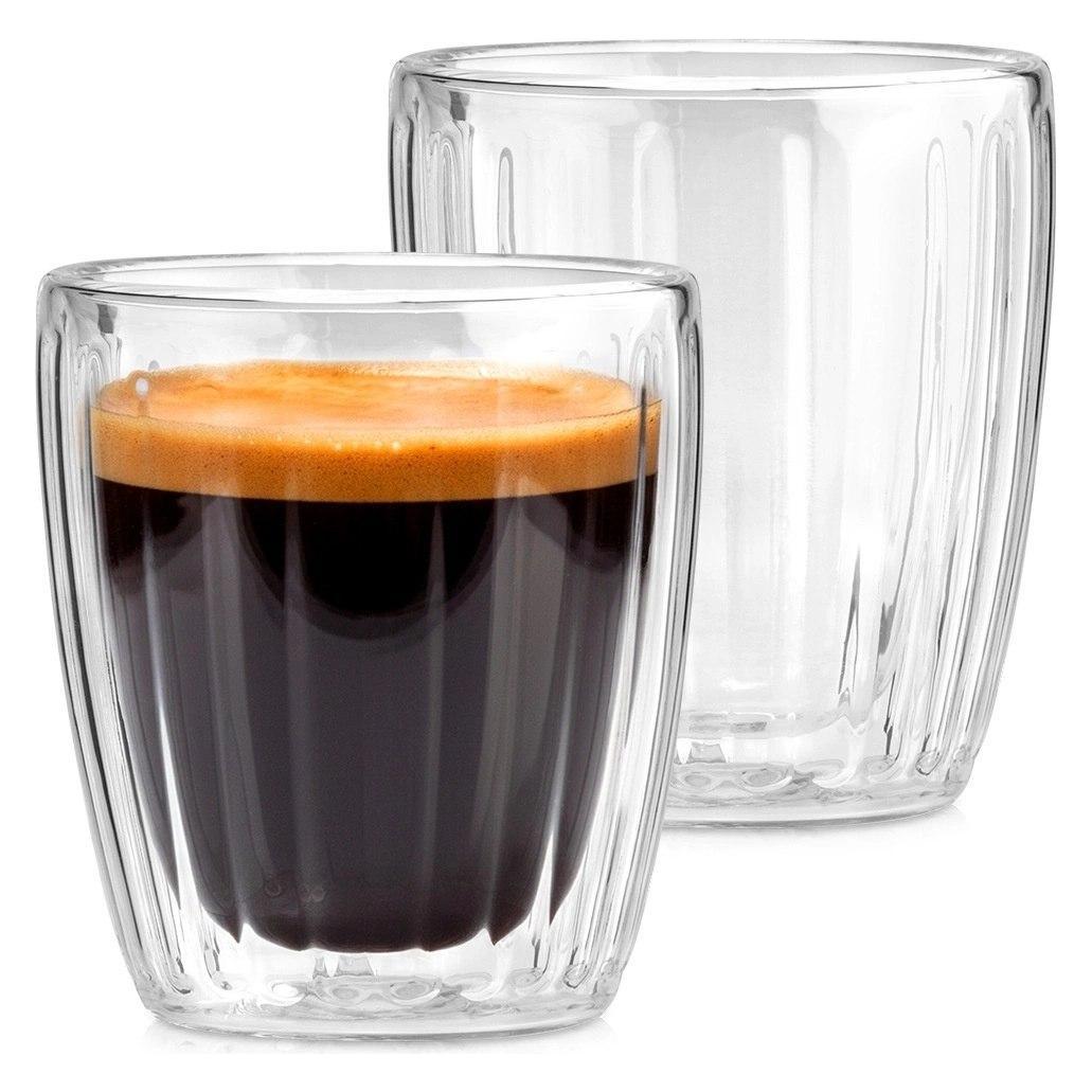 Excellent Electrics Doppelwandige Thermobecher für Espresso, 120 ml, 2 Stück (65526722)