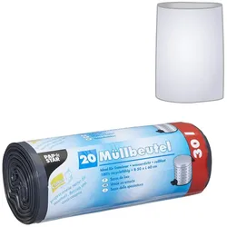 PAPSTAR Müllbeutel 30,0 l grau
