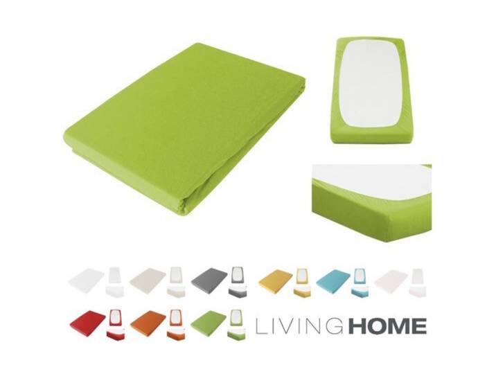 Living Home Fixleintuch Bio Organic Balsalt Baumwolle 140 x 200 cm - Material: Bio Baumwolle - Fixleintuch