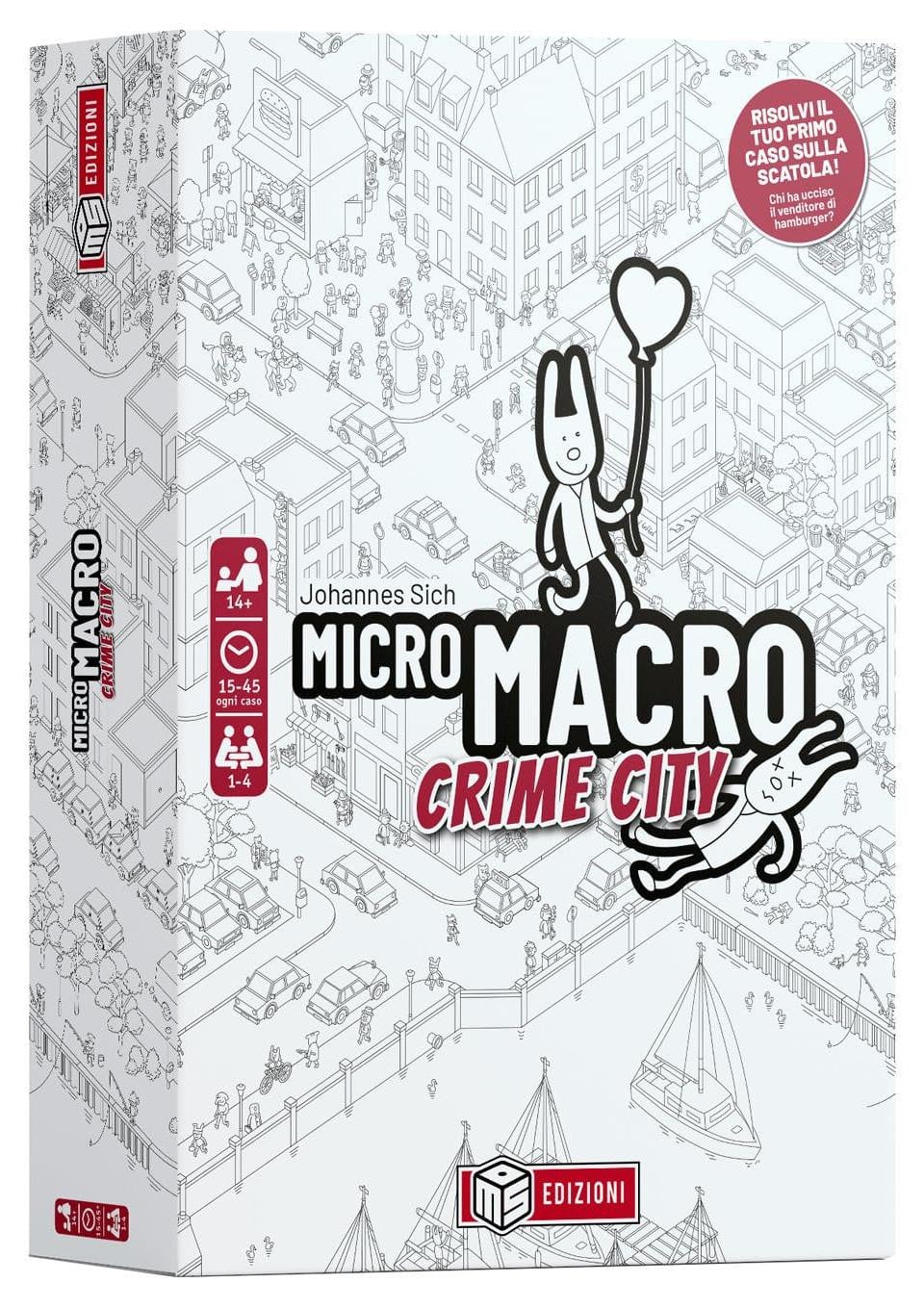 ACD Distribution MicroMacro Crime City bordspel voor families vanaf 12 jaar
