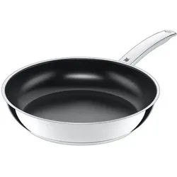 WMF Durado Keramik-Bratpfanne 28cm, TransTherm Universalboden, leicht zu reinigen, Pfanne + Kochtopf, Silber
