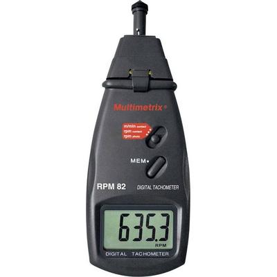 Multimetrix P06236902 Drehzahlmesser mechanisch, optisch 0.5 - 19999 U/min 2.5 - 99999 U/min