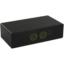 InLine KVM Desktop Switch, KVM Switch, Schwarz