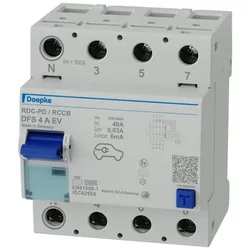 Doepke FI-Schalter DFS4 040-4/0,03-A EV