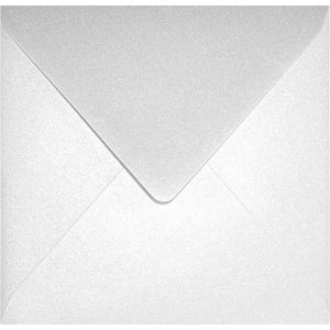 Netuno Briefumschläge Aster Metallic, quadratisch, ohne Fenster, nassklebend, 120g/m², 25 Stück