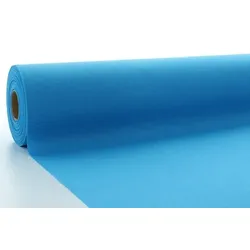 Sovie HORECA Airlaid Tischdeckenrolle Aquablau, 120 cm x 40 m , 1 Stück Uni Basic Neutralfarben