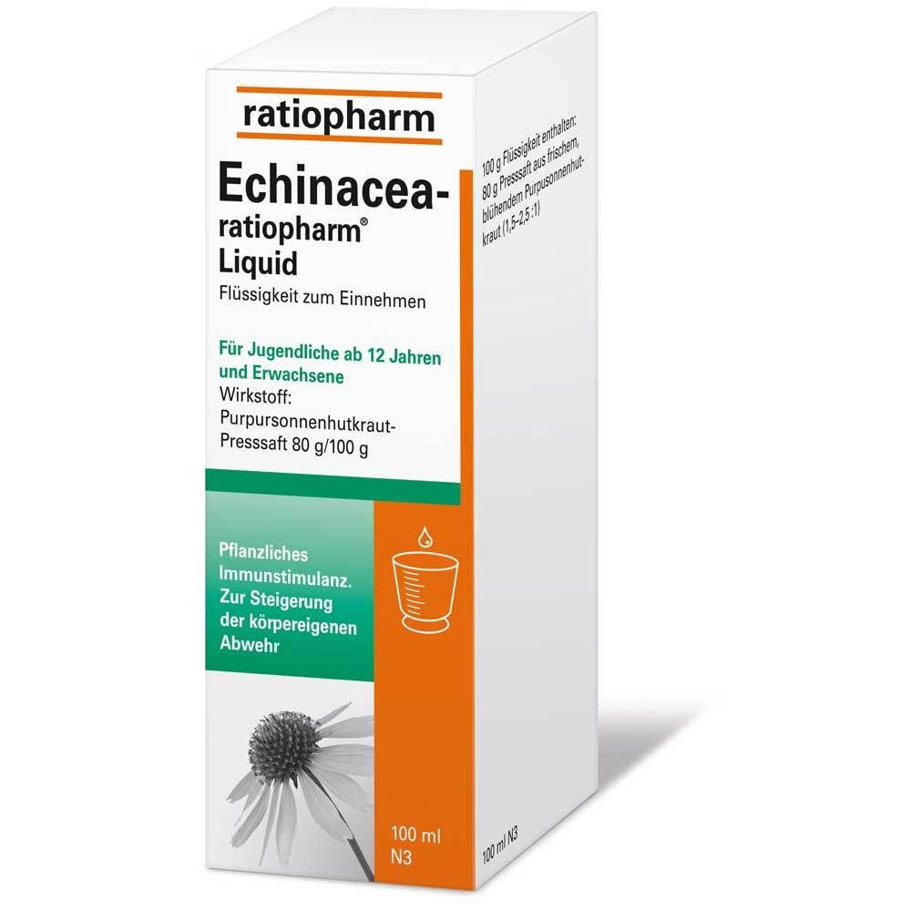 Echinacea-Ratiopharm Liquid 100 ml Lösung zum Einnehmen