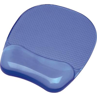 Fellowes Mauspad mit Handgelenkauflage Gel blau Packung mit 4 Stück