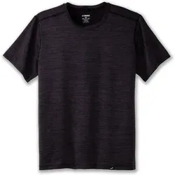 BROOKS Herren T-Shirt Luxe Short Sleeve, Größe L in Schwarz Schwarz