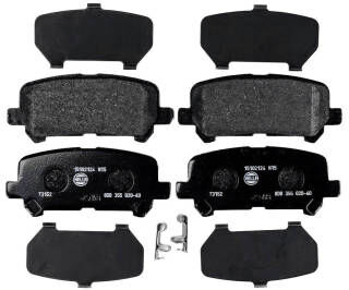 HELLA 8DB 355 020-601 Brake pad set
