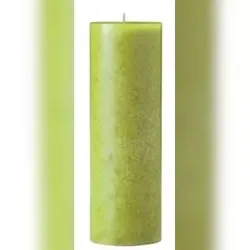 Kopschitz Kerzen Kerzen Cloud durchgefärbte handgegossene Stumpenkerzen Grün, 130 x 65 mm, 4 Stück