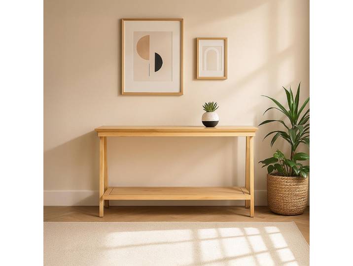 Console en bois naturel - Nandini