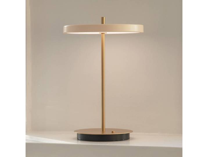 UMAGE LED Tischlampe Asteria Move, dimmbar, messing / gold, für Wohn- / Esszimmer, Metall, Design