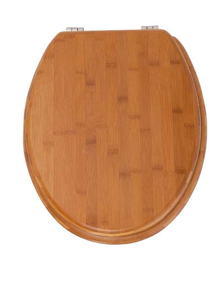 Wenko WC-Sitz "Bambus" in Hellbraun - onesize