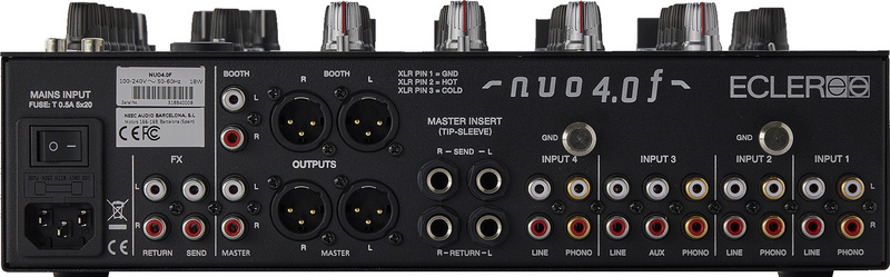 Ecler NUO 4.0 F Black nero