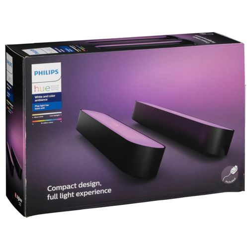 Philips Hue Play Lightbar Doppelpack LED schwarz