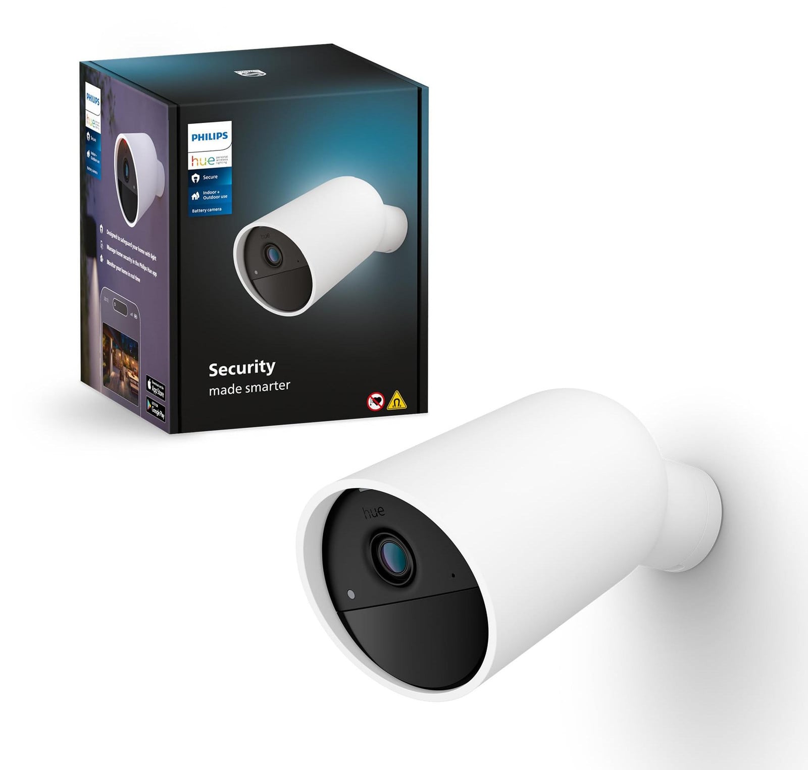 Philips Hue Secure Wireless Camera HD 1080P - Wit
